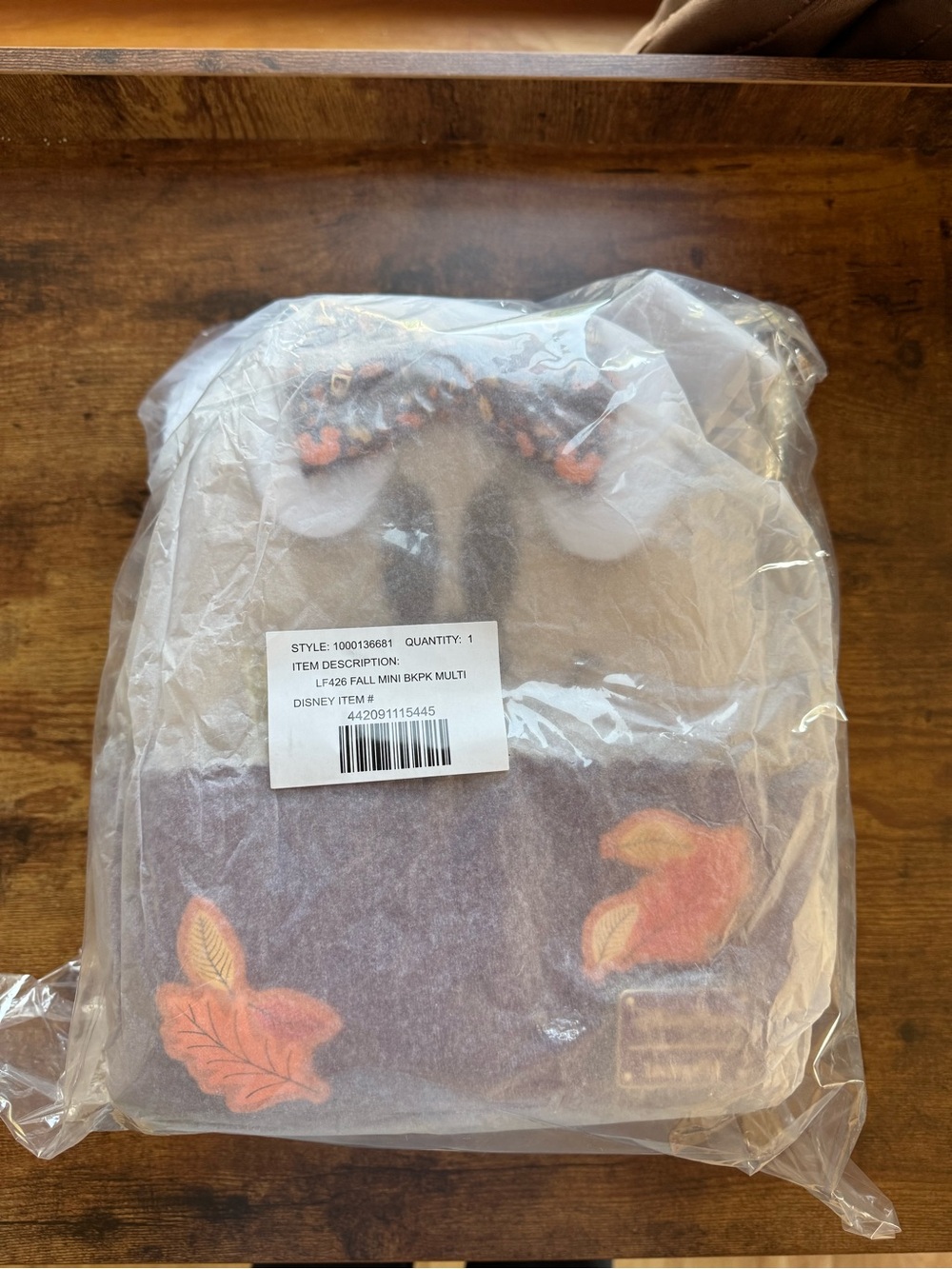 Minnie Mouse Halloween Fall Loungefly Mini Backpack NIP NWT